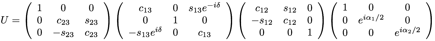 3 Neutrino Mixing Matrix